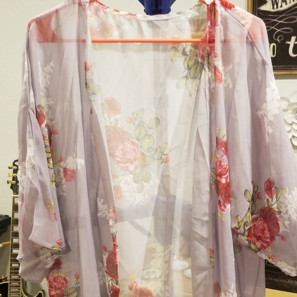 Floral kimono cardigan - Picture 2 of 6